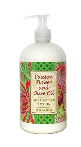 Greenwich Bay PASSION FLOWER Hand  Body Lotion with Cocoa Butter Shea Butter Virgin Olive Oil No Parabens 16 Oz