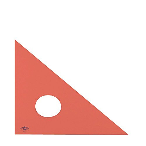 Alvin 131F-8 45-Degree/90-Degree 8" Fluorescent Professional Acrylic Triangle