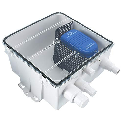 Amarine Made Boat Marine Shower Sump Pump Drain Kit System Shower Pump System  12v  750 GPH  MultiPort Inlet