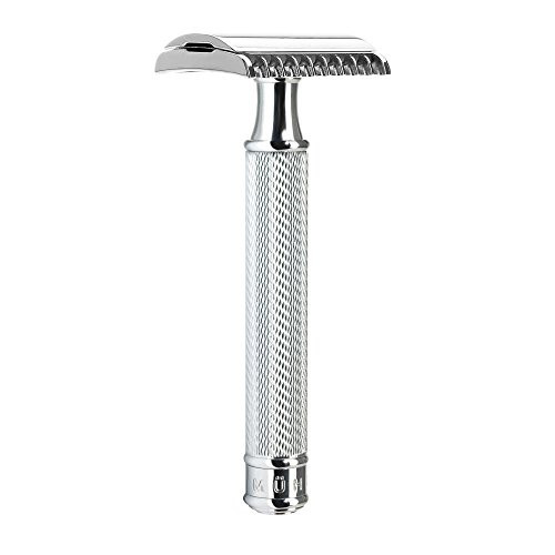 M?LE TRADITIONAL Chrome Safety Razor Open Comb