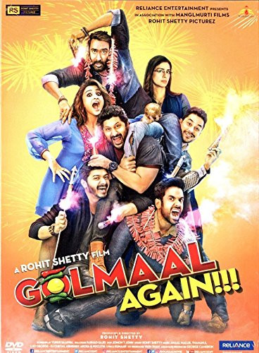 Golmaal Again Dvd New Single Disc Dvd Hindi Language With English Subtitles Released By Reliance
