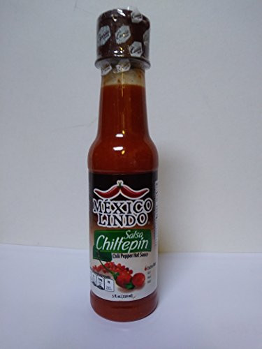 MEXICO LINDO SALSA CHILTEPIN Chili Pepper Hot Sauce 5 fl oz 150ml