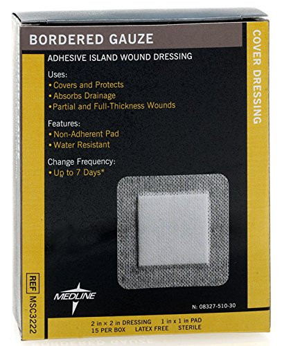 Medline MSC3222Z Sterile Bordered Gauze 2 x 2