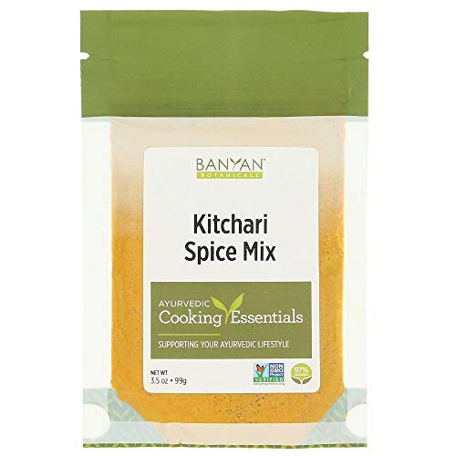 Banyan Botanicals Kitchari Spice Mix  97 Organic Ayurvedic Spice Mix with Turmeric Ginger  Brown Mustard Seed  for Digestion  a Healthy Appetite  35oz  Non GMO Sustainably Sourced Vegetarian