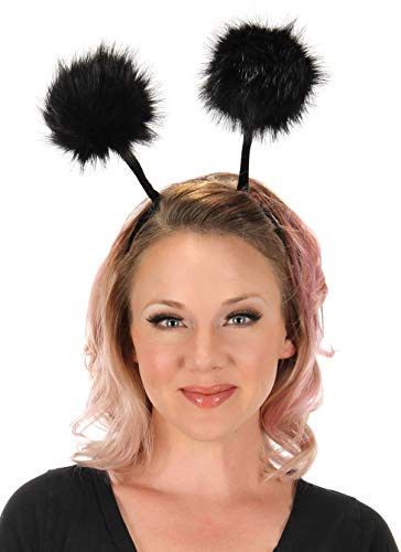 elope Pom Pom Insect Bug Antennae Costume Headband for Adults and Kids Black