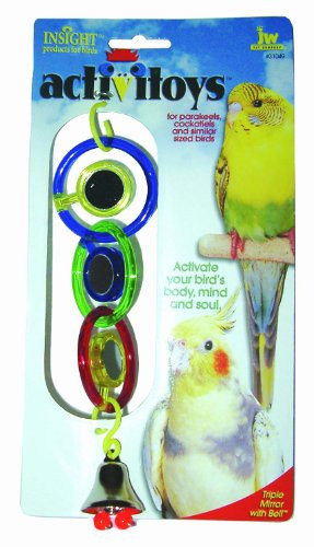 JW Pet Company Activitoys Triple Mirror Bird Toy