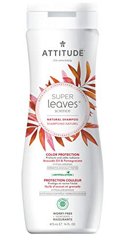 ATTITUDE Shampoo for ColorTreated Hair EWG Verified SLS  PEG Free Vegan  CrueltyFree Avocado Oil  Pomegranate 16 Fluid Ounce