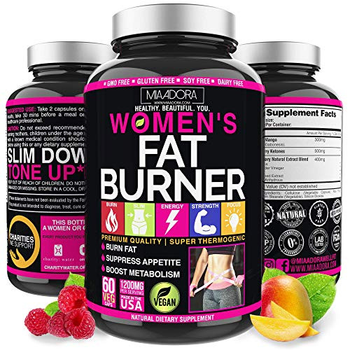Womens Fat Burner Pills for Fast Weight Loss Super Thermogenic Best Natural Diet Pills Metabolism Booster  Appetite Suppressant Supplement Carb Blocker Extra Strength  Energy Vegan 60 Caps Womens Fat Burner Pills for Fast Weight Loss Super Thermogenic Best Natural Diet Pills Metabolism Booster  Appetite Suppressant Supplement Carb Blocker Extra Strength  Energy Vegan 60 Caps