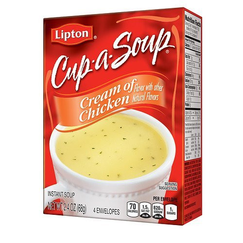 Lipton CupaSoup Cream of Chicken 4 ea Pack of 2