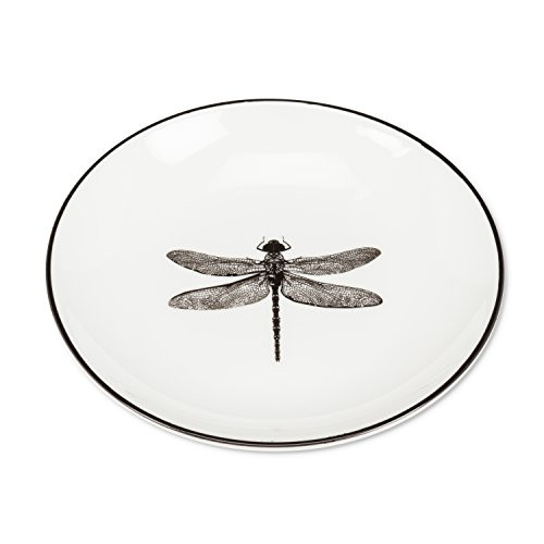 Abbott Collection 27-Pindish/417 Round Pin Dish with Dragonfly
