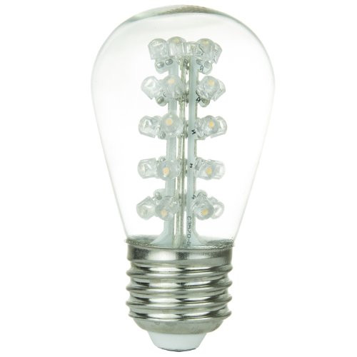 Sunlite 80361-SU S14/30LED/1.7W/MED/C LED 120-volt 1.7-watt Medium Based S14 Lamp, Clear