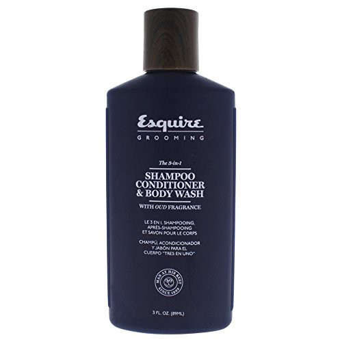 Esquire Grooming 3in1 Shampoo Conditioner  Body Wash for Men 3 Ounce