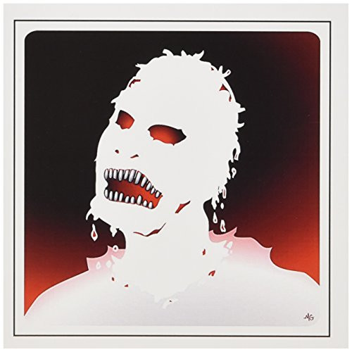 3dRose ZOMBIES white zombie 1 on transparent - Greeting Cards, 6 x 6 inches, set of 12 (gc_25579_2)