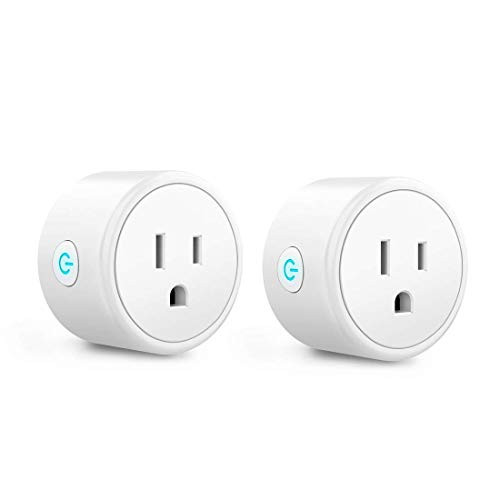 Smart Plug eLinkSmart Mini WiFi Outlet Compatible with Alexa Google Home Wireless Socket Remote Control Timer Plug Switch No Hub Required?2 Pack?