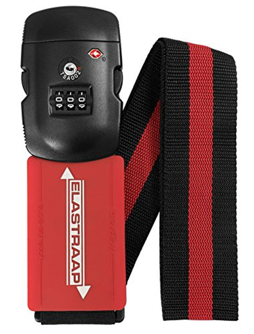 Luggage Strap ELASTRAAP Superior Strength NONSLIP with TSA Combination Lock