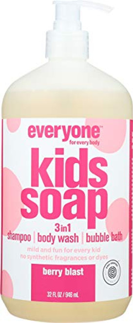 Everyone Soap 3 in 1 Kids Berry Blast 32 Ounce Everyone Soap 3 in 1 Kids Berry Blast 32 Ounce