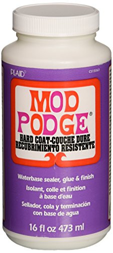 Mod Podge Waterbase Sealer, Glue and Finish (16-Ounce), CS15063 Hard Coat