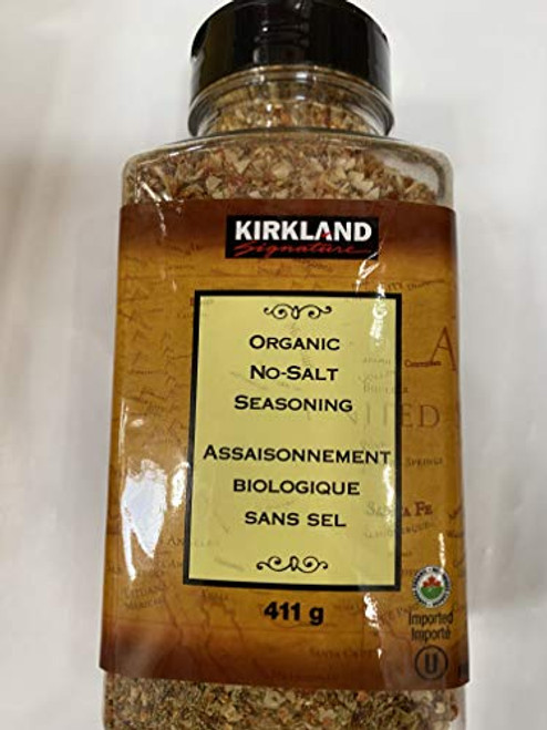 Kirkland Signature Organic No Salt Seasonin 145 Ounce Pack of 2