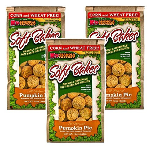 K9 Granola Factory Soft Bakes Pumpkin Pie Pack of 3