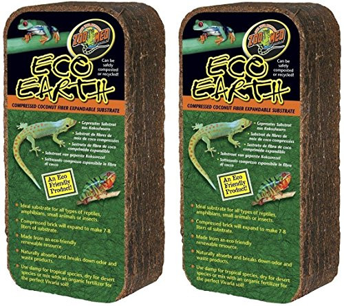 2 Pack Zoo Med Eco Earth Bricks