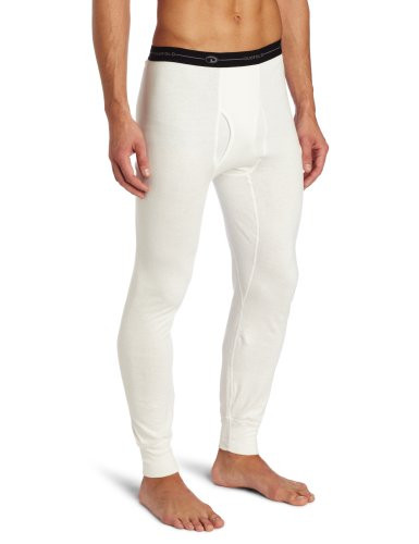 Duofold Mens Mid Weight Wicking Thermal Pant Winter White Small