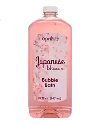 April Bath  Shower Japanese Blossom Bubble Bath 32 fl oz Packaging may vary