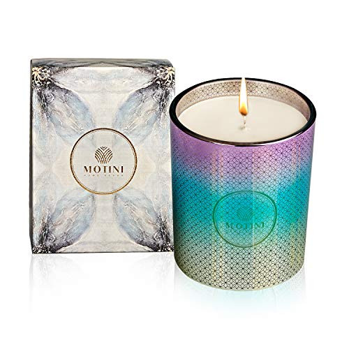 MOTINI Orange Scented Candle Natural Soy Wax Colorful Glass Jar Candle Aromatherapy Candle Gifts for Home