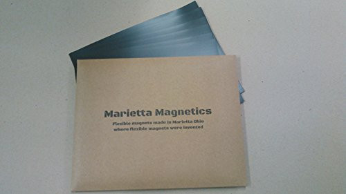 Marietta Magnetics Adhesive Sheets 8.5" x 11" Pack of 10 Create your own Magnet! Flexible Peel & Stick Self Adhesive for Photos Crafts Stamp Dies Signs & More