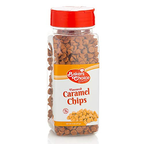 Caramel Flavored Chocolate Chips  Non Dairy Kosher  9 oz  Bakers Choice
