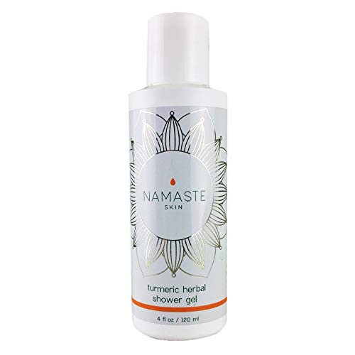 Namaste Skin Turmeric Herbal Shower Gel with Soothing Lavender Essential Oil 120ml Bottle