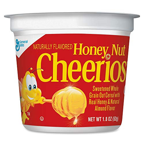 Honey Nut Cheerios Cereal SingleServe 18oz Cup 6Pack