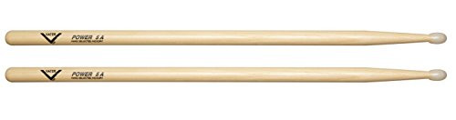 Vater Power 5A Nylon Tip Hickory Drum Sticks Pair