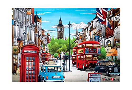 PuzzleLife London 2  1000 Piece  Large Format Jigsaw Puzzle Can be Enjoyed by All Generation Beautiful Decoration Pleasant Play