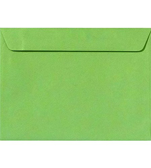 9 x 12 Booklet Envelopes in 80 lb Limelight for Mailing a Business Letter Catalog Financial Document Magazine Pamphlet 50 Pack Green