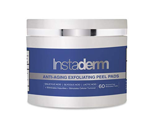 AntiAging Exfoliating Peel Pads Chemical Peel Pads with Glycolic Lactic and Salicylic Acid Smooths Fine Lines Wrinkles Dark Spots  Skin Roughness to Enhance the Skins Texture  Tone