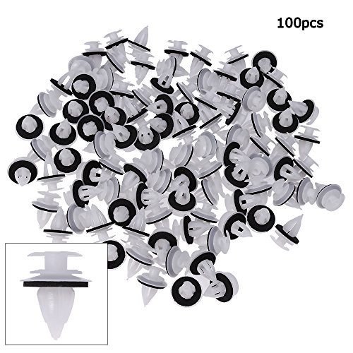 Saihisday Door Panel Clips with Seal Ring for BMW E34 E36 E38 E39 E46 X5 M3 M5 Z3 Pack of 100