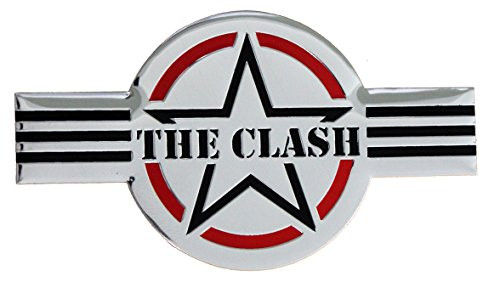 CD Visionary The Clash Logo Metal Sticker 9cm