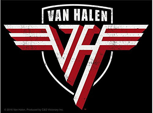 CD Visionary Van Halen Shield Logo Sticker Stickers