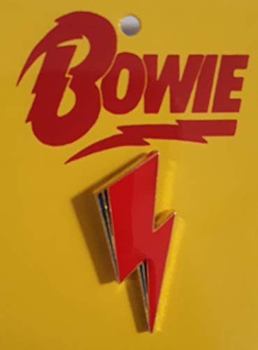 CD Visionary PS David Bowie Bolt Metal Lapel Pin Multi Color