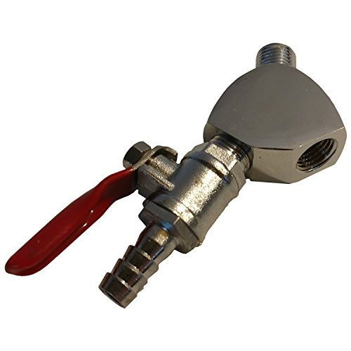 Chrome Plated Wye Splitter Assembly w 516 Check Valve
