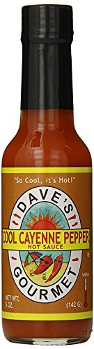 Daves Gourmet 2 Piece Cool Cayenne Pepper Hot Sauce 5 Ounce