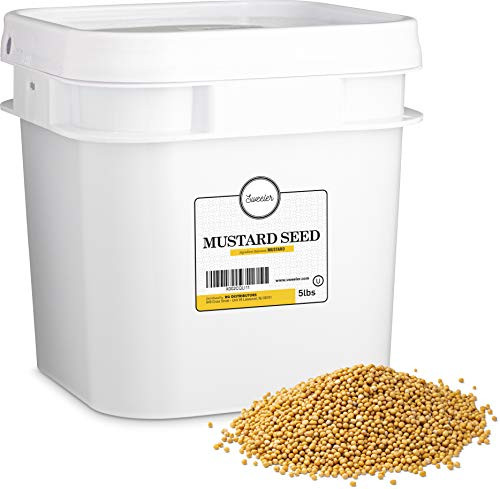 Sweeler Mustard Seed Value Large Bucket Size for Food Service or Home Use 5lbs