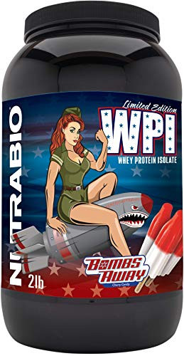 NutraBio 100 Whey Protein Isolate Bombs Away 2 Pounds