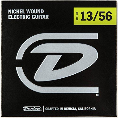 Dunlop DEN1356 Extra Heavy Drop Tune Nickel Wound Electric Guitar Strings 013056 6Strings