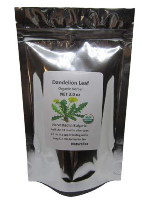 Dandelion Leaf  USDA certified Organic Taraxacum officinale Loose Leaf CS