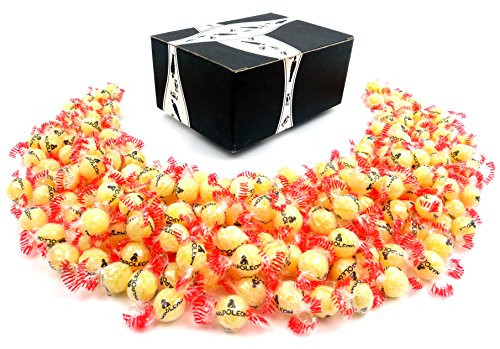 Napoleon Lempur Lemon Hard Candy 3 lb Bag in a BlackTie Box