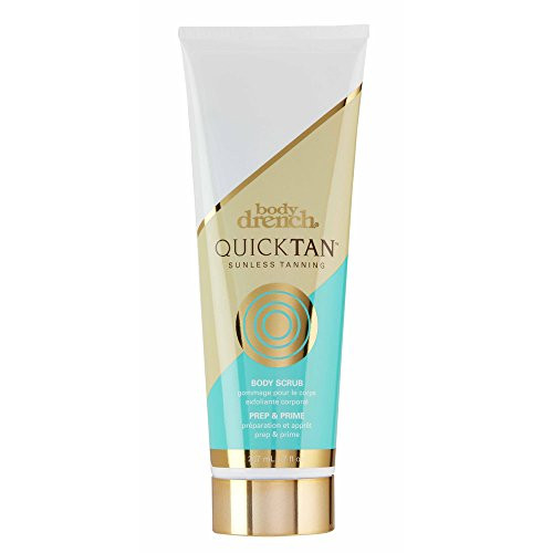 Body Drench Quick Tan Sunless Tanning Prep  Prime Body Scrub to Exfoliate Skin Before Tanning 7 oz