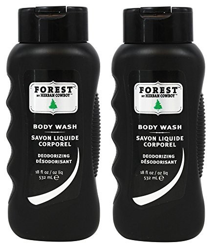 Herban Cowboy Herban cowboy deodorizing body wash forest pack of 2 with cocobetaine and zinc citrate 18 fl oz