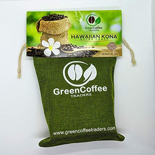 1LB 100 Hawaii Hawaiian Kona Extra Fancy GREEN UNROASTED Coffee