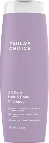 Paulas Choice All Over Hair Shampoo  Body Wash Fragrance Free Safe for Color Treated Hair 145 Ounce